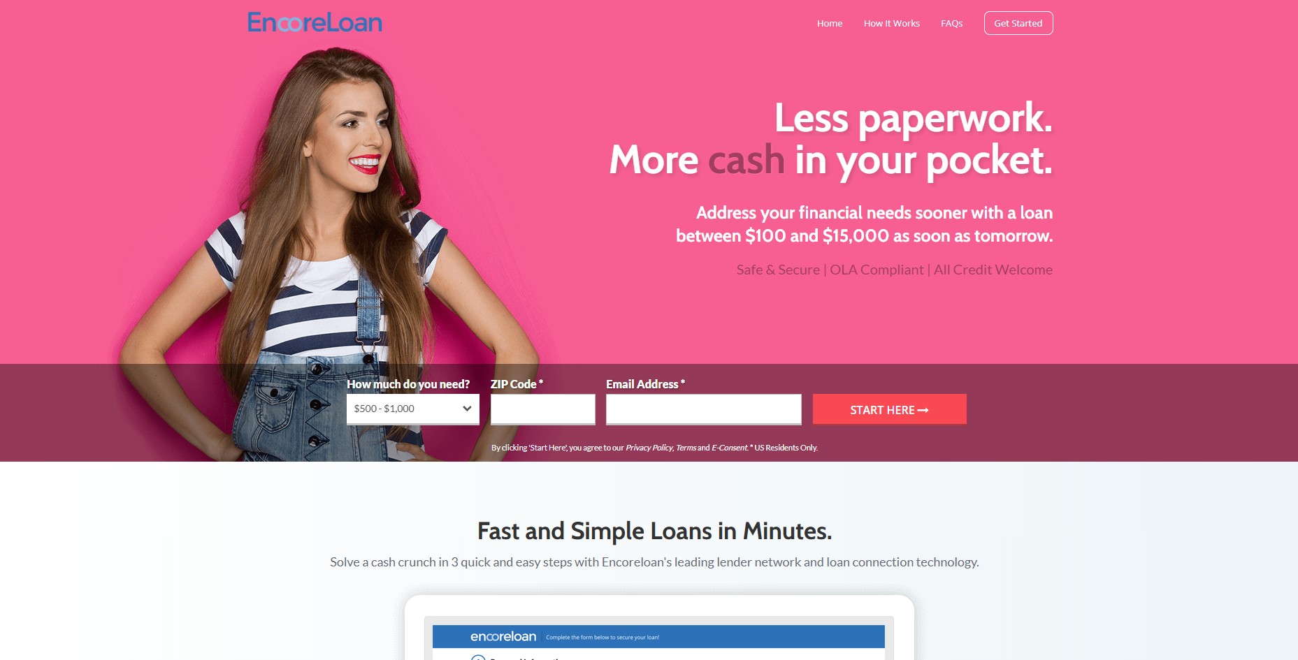 encore loan personal