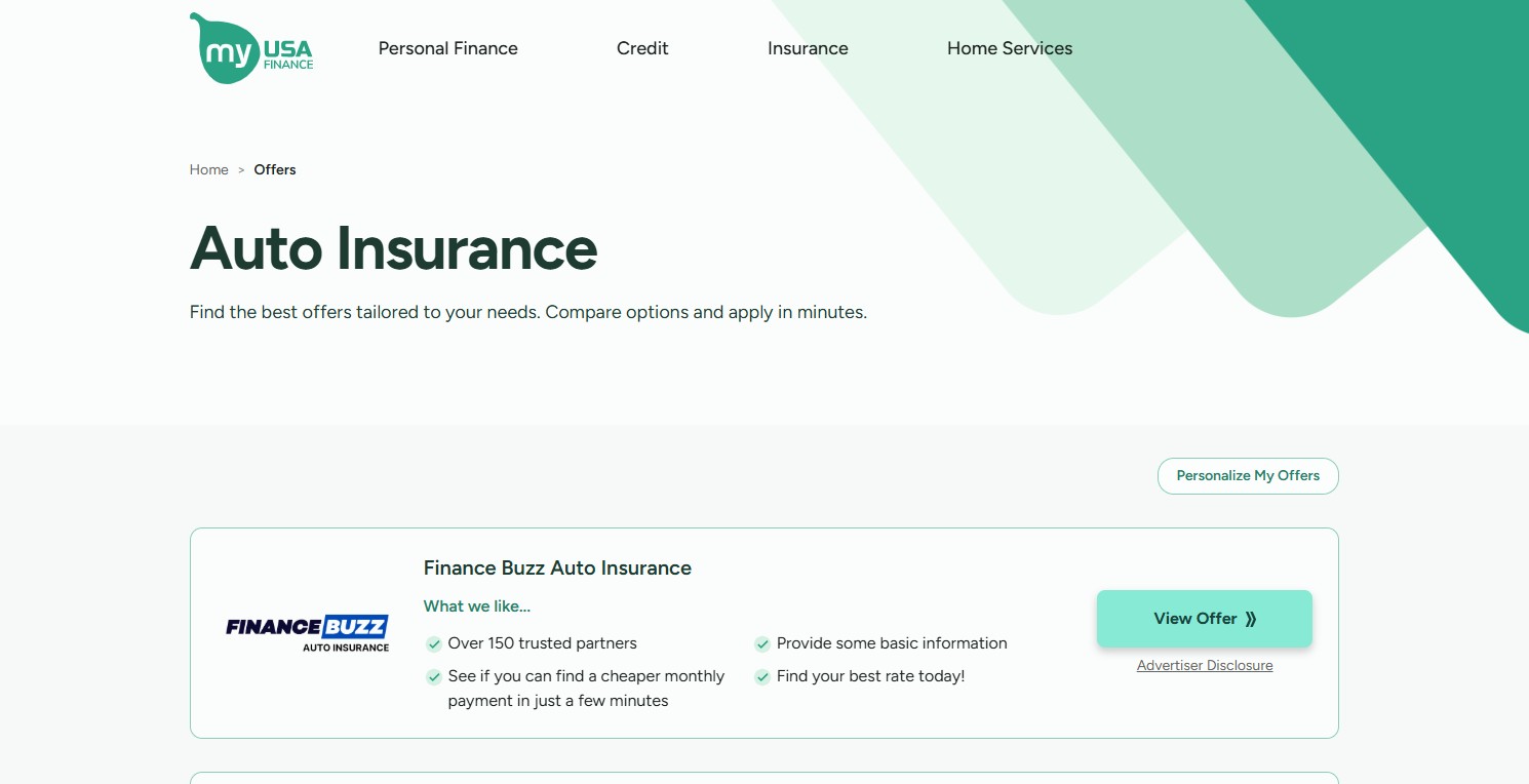 MyUSAFinanace Auto Insurance